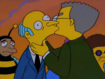 Smithers y Burns