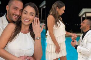 Claudia Martín y su novio Carlos Said se comprometen cuatro meses después de confirmar su romance