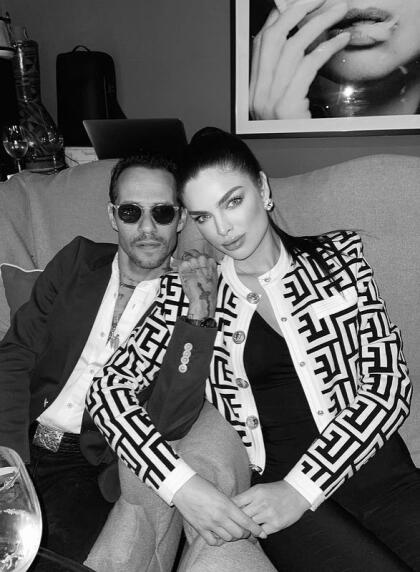 Marc Anthony y Nadia Ferreira
