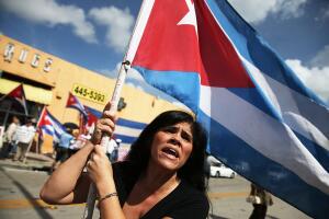 Cuban-Americans In Miami React To Reestablishment Of US-Cuba Ties