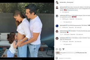 Adrián Uribe y su esposa Thuany Martins están esperando su segundo hijo