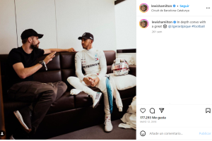 Lewis Hamilton Gerard Piqué