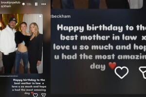 Este es el mensaje que Brooklyn Beckham le dedicó a su suegra Claudia Peltz justo en el Día de la Madre en Reino Unido, ignorando por lo menos en redes a su mamá Victoria Beckham.  