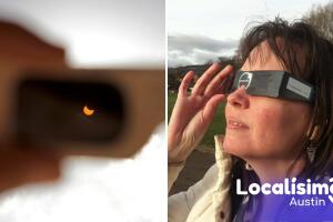 gafas especiales eclipse solar total donde encontrar Austin Texas