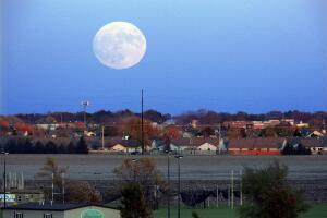 Toma de la superluna en Illinois