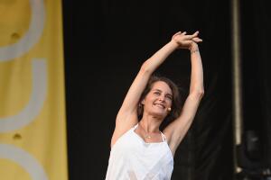 Yoga en Central Park