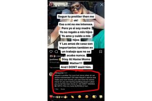 Este es el mensaje que compartió Julie Lemus.