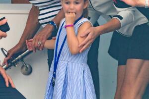 The Duke And Duchess Of Cambridge Take Part In The King's Cup Regatta