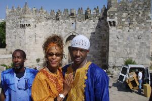 Whitney Houston And Bobby Brown Visit Israel