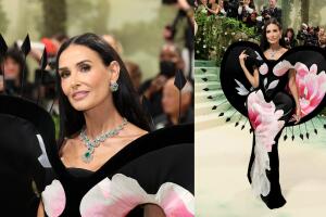 Demi Moore en la Met Gala 2024.