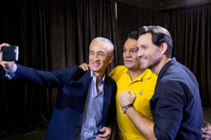 Jorge Ramos and Mano de Piedra