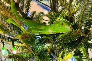 iguana Christmas ornament