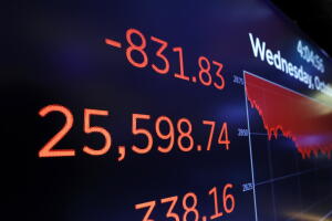 La peor caída en el valor de las acciones se produjo en el sector tecnológico.