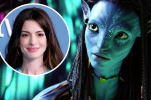 collage Anne Hathaway publicó fotos de su transformación a un personaje de 'Avatar'2.jpg