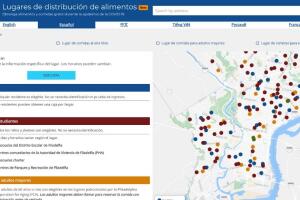 Lugares de distribución de alimentos en Filadelfia 