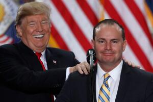 Donald Trump y Mike Lee