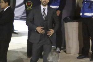 Shakira y Piqué con Sasha y Milan