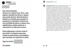 James Rhodes ofrece ayuda a Noelia Castillo