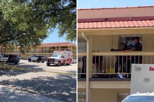 hotel La Quinta Inn hombre herido tiroteo San Antonio Texas
