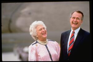 George H. W. Bush [& Wife]
