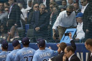 Obama disfruta del juego de béisbol en La Habana