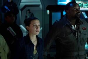 Millie Bobby Brown en la película 'Godzilla VS Kong' de 2021.