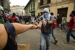 ECUADOR-ECONOMY-IMF-FUEL-PROTEST
