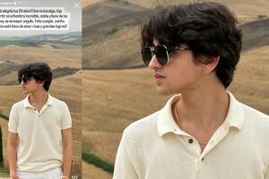 Cruz Jr., uno de los hijos que Alicia Villarreal tiene con su ahora exesposo, llegó a los 20 años.