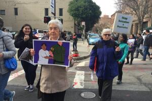 Protestan contra redadas en San Francisco 