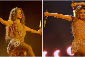 Shakira baila con cuchillos en los MTV Video Music Awards 2023