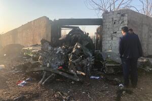 CORRECTION Iran Plane Crash