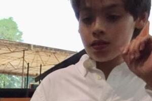 Luz Elena González e hijo