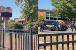 Preparatoria Travis Highschool clases cancela incidente Austin Texas
