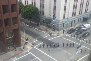 Protestan contra redadas en San Francisco 