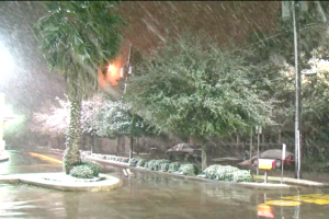 Nieve en Houston