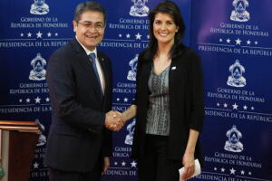Nikki Haley in Honduras