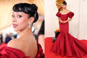 Liza Koshy llegó así a los Premios Oscar 2024, considerado el evento de Hollywood en el que las estrellas lucen a tope la alta costura. 
