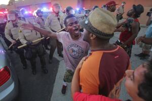 Protestas de negros en el sur de California