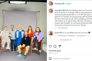 'Mama June' confirmó la muerte de su hija mayor, Anna Cardwell, con esta publicación y foto familiar.