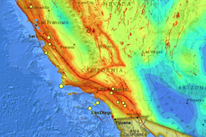 Sismos California fallas