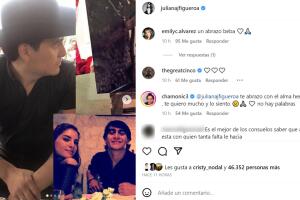 Este fue el mensaje que publicó Juliana Figueroa en memoria de su hermano Julián.