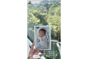 Así recordó la 'influencer' a su fallecido bebé.