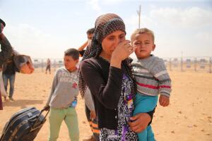 Syrian Kurds Fleeing The Islamic State Militants Cross Into Turkey