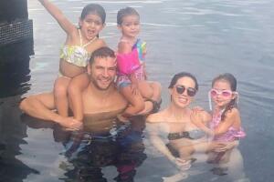 Jacqueline Bracamontes. Septiembre 2018. Embarazo gemelas 