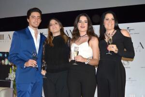 Camila Fernández y su familia
