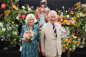 The Prince Of Wales And Duchess Of Cornwall Visit Sandringham Flower Show 2022