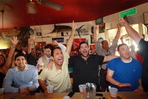 American Fans Cheer On U.S. Soccer Team's Attempt To Reach Second Round