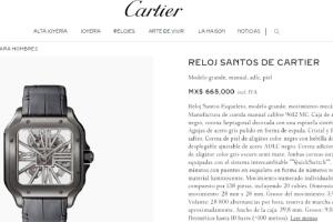 Este es el reloj Cartier que se compró Christian Nodal.