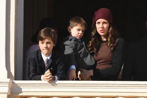 Carlota Casiraghi y su hijo Raphaël Elmaleh