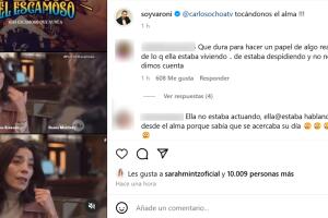 Miguel Varoni dedicó varios mensajes como este a su compañera Sandra Reyes tras enterarse de su muerte. 